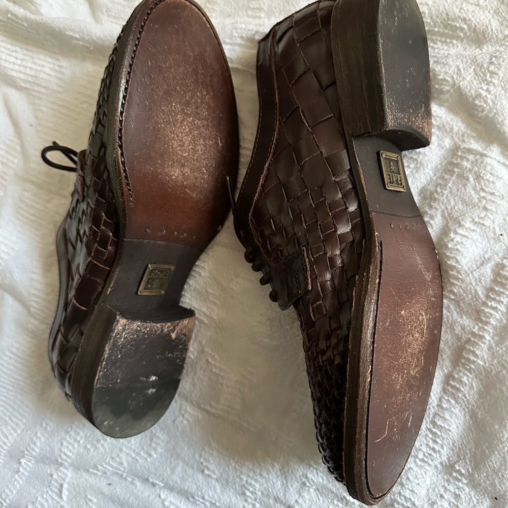 Frye Woven Oxford size 6 Brown - Picture 4 of 7